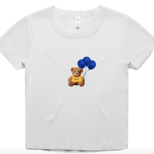 Michigan Baby Tee (Blue & Yellow Bear)